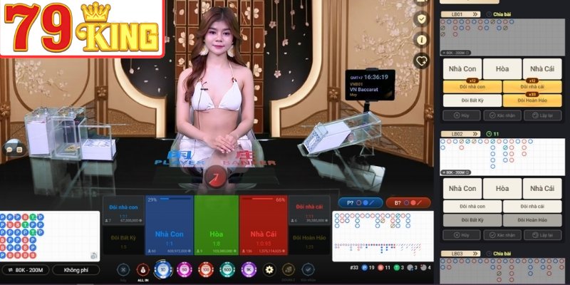 Các bước tham gia Baccarat online tại 79King
