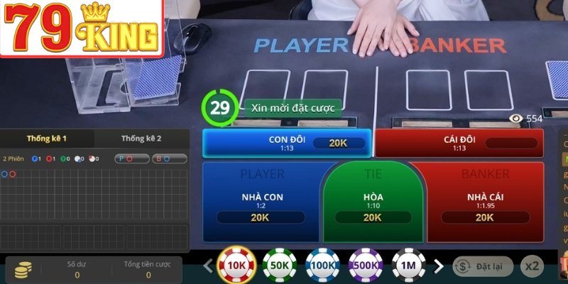 Cược Tie thưởng cao nhưng cần xuống tiền hợp lý