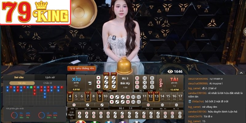 Dealer live tương tác tại Casino 79King