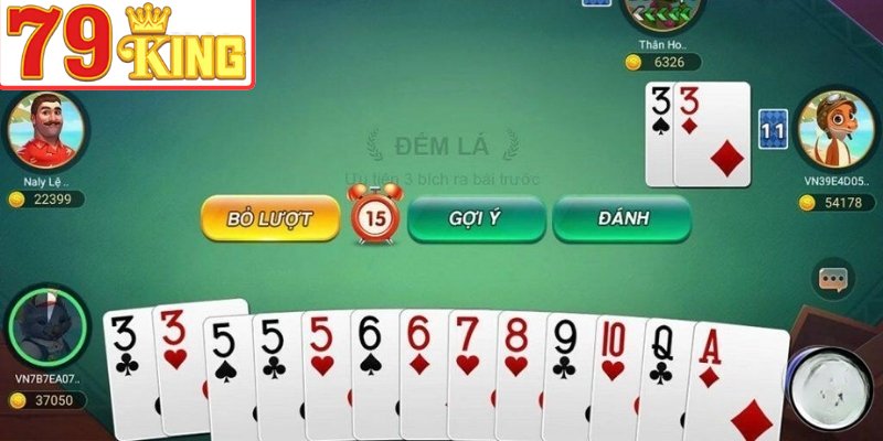 Tiến Lên Đếm Lá tại Game Bài 79King siêu căng