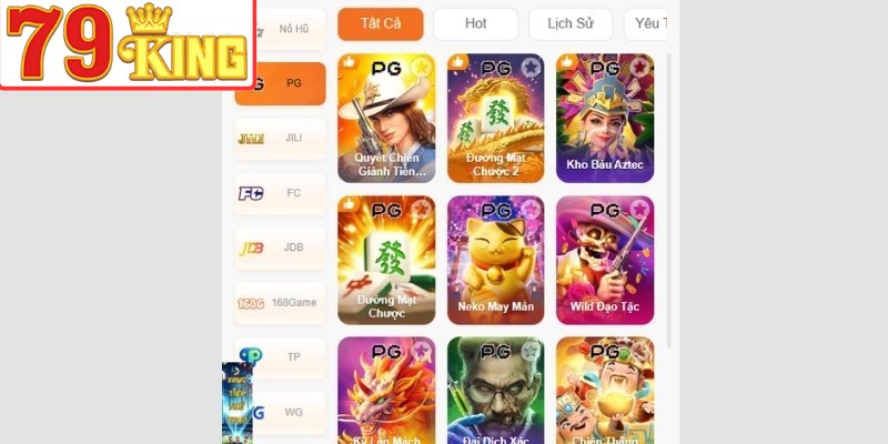 PG Soft góp mặt với loạt game jackpot hot
