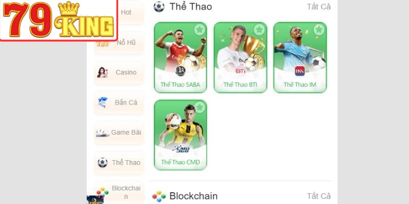 Khám phá chuyên mục Thể Thao 79King hấp dẫn