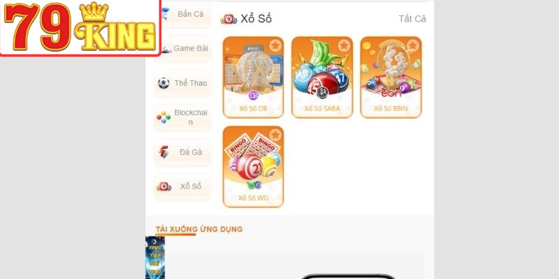 Khám phá sảnh Xổ Số 79King cực kỳ hấp dẫn